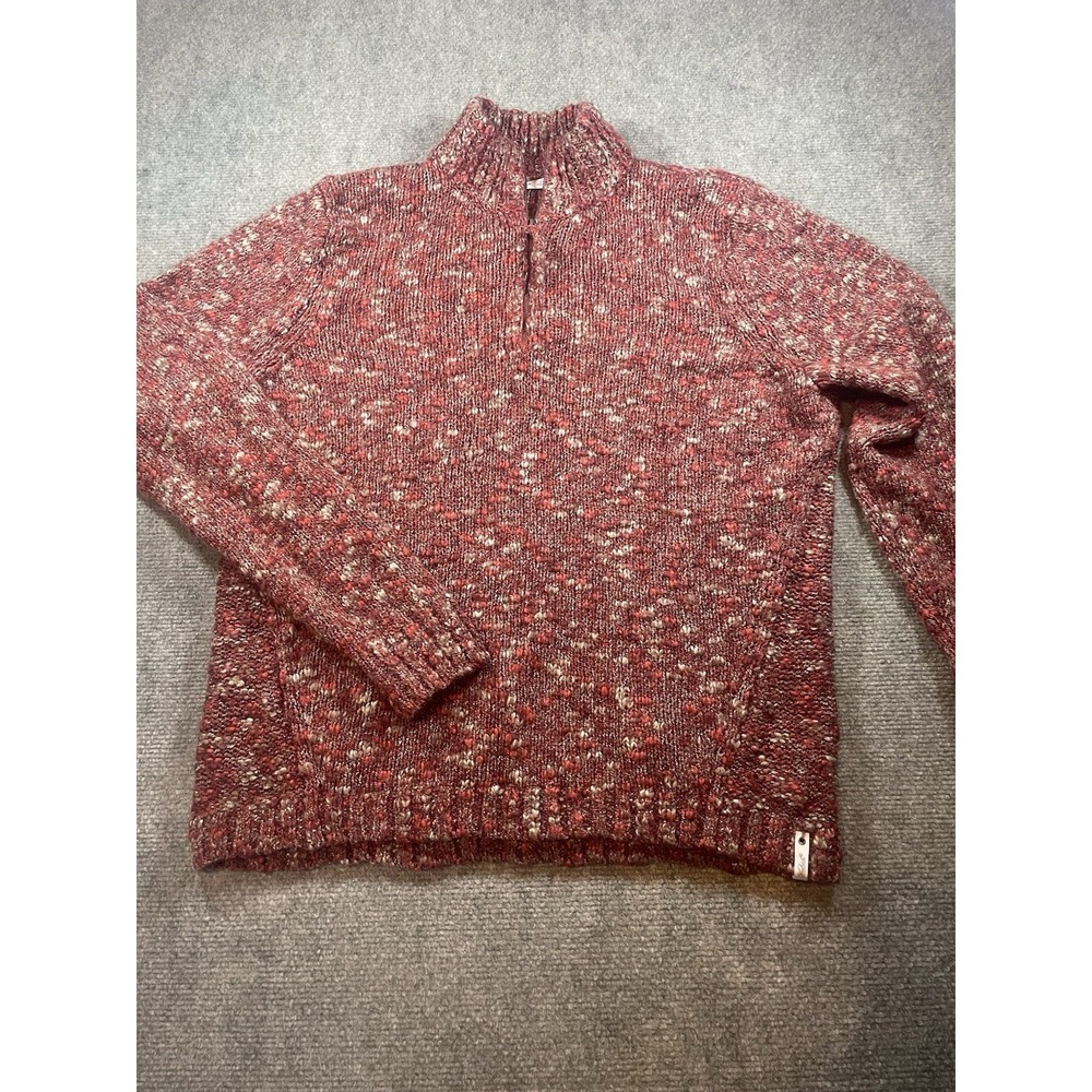 Woolrich marled quarter-zip sweater XL